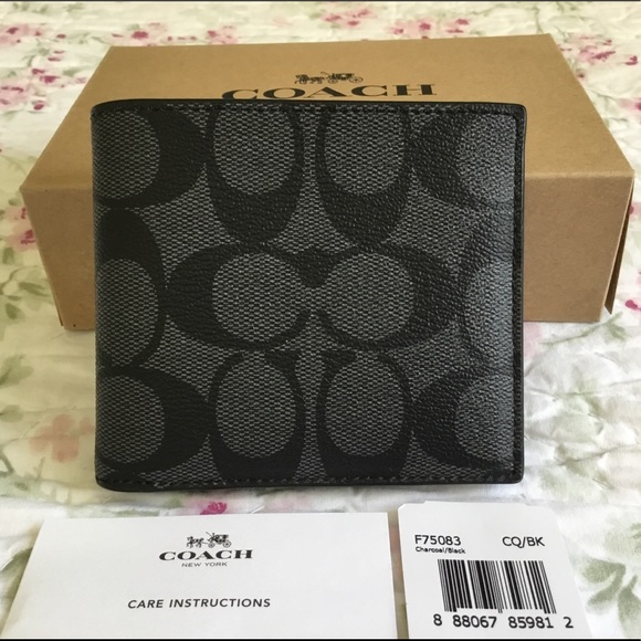 🌻Coach Men’s Wallet Double Billfold NWT. - Picture 2 of 6